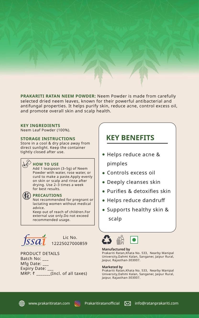 Neem powder
