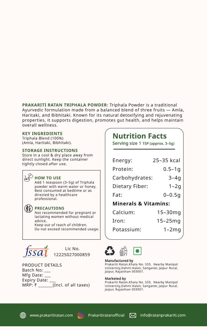 Triphala Powder